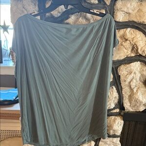 Casual Teal Women's Short Sleeve Top